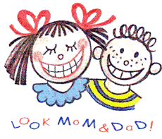drawing of kids smiling